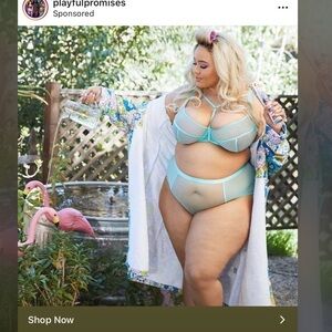 2ps set ASOS Curve Gabi Fresh Panty 16 bra 38G